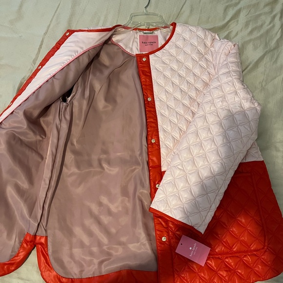 Kate Spade Color-Block Quilted Jacket - Picture 2 of 7
